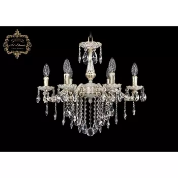 Подвесная люстра с хрустальными подвесками Art Classic 31.01 31.01.6.170.B.GW.Sp