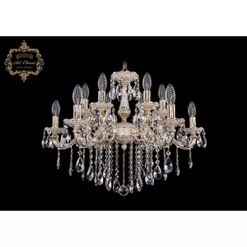 Подвесная люстра с хрустальными подвесками Art Classic 31.03 31.03.12.222.B.GW.Sp