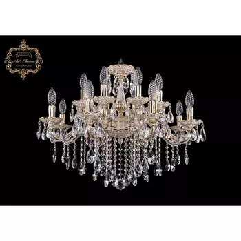 Подвесная люстра с хрустальными подвесками Art Classic 31.03 31.03.16.222.B.GW.Sp