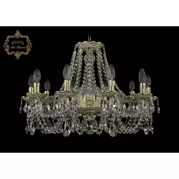 Подвесная люстра с хрустальными подвесками Art Classic 41.11 41.11.10.240.GW.Sp