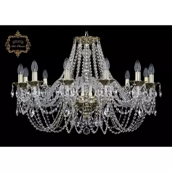Подвесная люстра с хрустальными подвесками Art Classic 41.11 41.11.12.300.GB.Sp