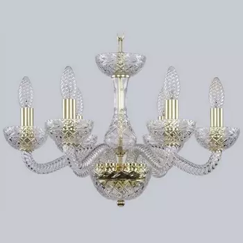 Подвесная люстра с хрусталем 1311/6/165 G Cl/Clear/M-1F (Bohemia)