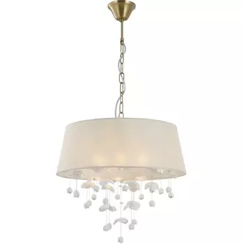 Подвесная люстра с керамическими подвесками (13029/6P Beige) Indigo Tenerezza V000557