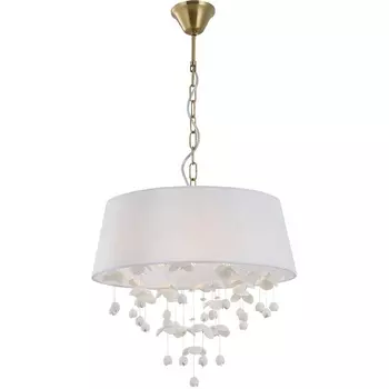 Подвесная люстра с керамическими подвесками (13029/6P White) Indigo Tenerezza V000558