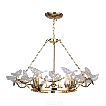 Подвесная люстра с птичками Favourite Pajaritos 1750-9P