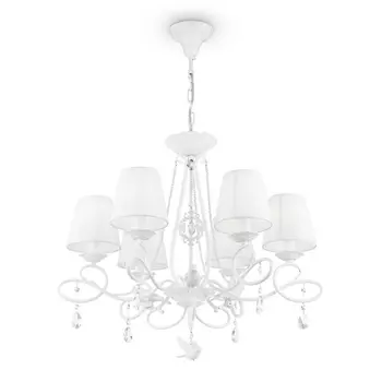 Подвесная люстра с птичками Maytoni Passarinho ARM001-06-W