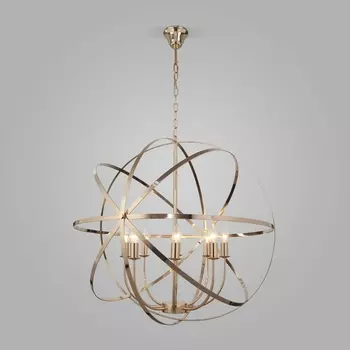 Подвесная люстра 60139/8 Eurosvet Santi золото в форме шара