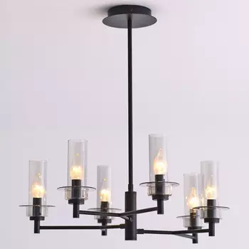 Подвесная люстра штанге ILLUMICO IL2216-6PLS-24