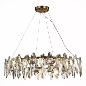 Подвесная люстра хрустальная ST Luce Ancona SL1227.303.12 с подвесками