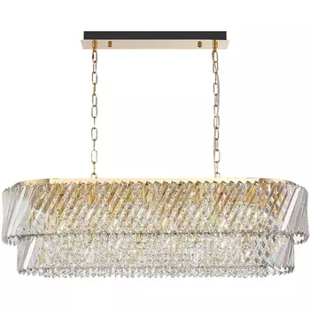 Подвесная люстра ST Luce Ritz SL6138.303.14 латунь/прозрачный E14 14*40W