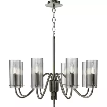 Подвесная люстра ST Luce SL2005 SL2005.103.08 никиль/прозрачный E14 8*40W