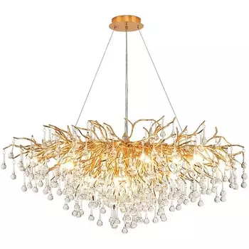 Подвесная люстра Droplet Chandelier Oval L100 ImperiumLoft 40,2695 (148054-22)