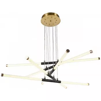 Подвесная люстра светодиодная 80W с диммером, пульт ДУ Imex PLC-7068-800-P