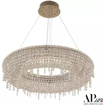 Подвесная люстра светодиодная APL LED Rimini S502.0.60.B.4000.Gold