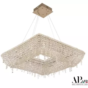 Подвесная люстра светодиодная APL LED Rimini S503.0.60.B.4000.Gold