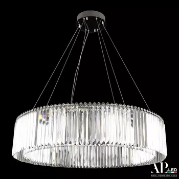 Подвесная люстра хрусталь светодиодная APL LED Sicilia SH09.93.A.Ni.4000