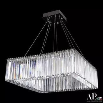 Подвесная люстра хрустальная светодиодная APL LED Sicilia SH10.71.A.Ni.4000