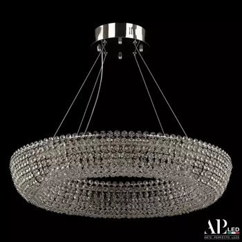 Подвесная люстра хрустальная светодиодная APL LED Sicilia SH502.0.60.A.Ni.4000