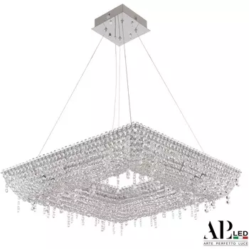 Подвесная люстра хрустальная светодиодная APL LED Sicilia SH503.0.60.B.Ni.4000