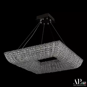 Подвесная люстра хрустальная светодиодная APL LED Sicilia SH503.0.60.M.Ni.4000