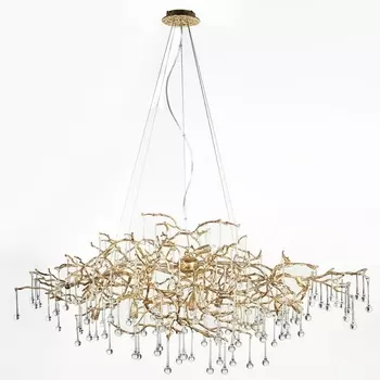 Подвесная люстра светодиодная 10067/1250 GD Loft It Bijout форма ветки