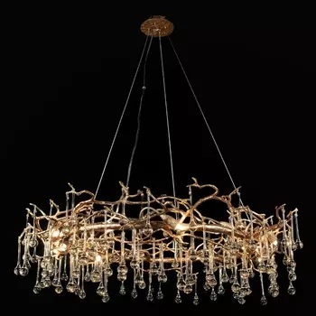 Подвесная люстра светодиодная 10068/1000 GB Loft It Bijout форма ветки