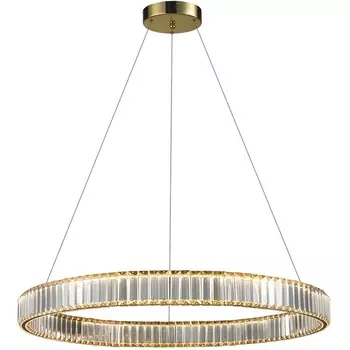 Подвесная люстра светодиодная Delight Collection 10920 10920P/D800 gold кольцо DeLight Collection