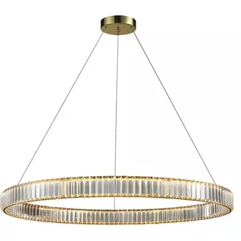Подвесная люстра светодиодная Delight Collection 10920 10920P/D1000 gold кольцо DeLight Collection