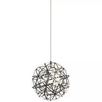 Подвесная люстра светодиодная Delight Collection 9027 9027P/D400 silver в форме шара DeLight Collection