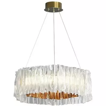 Подвесная люстра светодиодная Delight Collection Accordeon 10310P-580 white/gold DeLight Collection