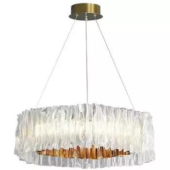 Подвесная люстра светодиодная Delight Collection Accordeon 10310P-780 white/gold DeLight Collection