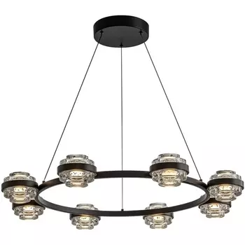Подвесная люстра светодиодная Delight Collection Indiana MD22030002-8A black DeLight Collection