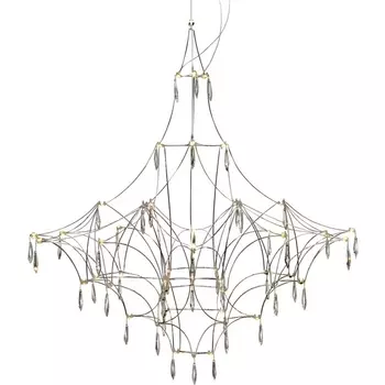 Подвесная люстра светодиодная Delight Collection Lucciola 9176P/S silver DeLight Collection