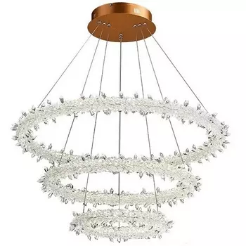 Подвесная люстра светодиодная Delight Collection MD-012 MD-0120B-40+60+80 gold DeLight Collection