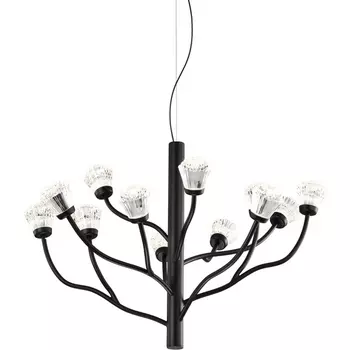 Подвесная люстра светодиодная Delight Collection P0550 P0550-12A black DeLight Collection