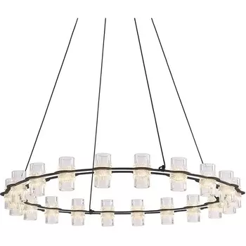 Подвесная люстра светодиодная Delight Collection P0677 P0677-680A black DeLight Collection