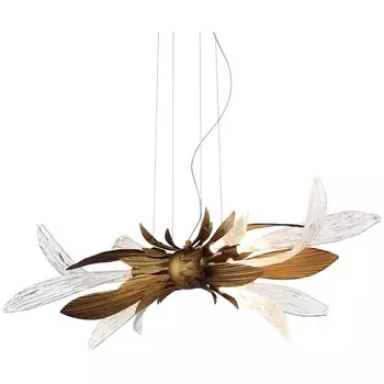 Подвесная люстра светодиодная Delight Collection RP168416 RP168416-11 bronze/clear DeLight Collection