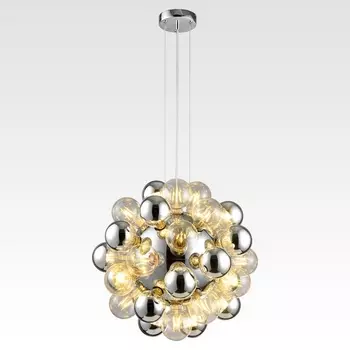 Подвесная люстра IP21 светодиодная Lussole Haines LSP-8406 шарики