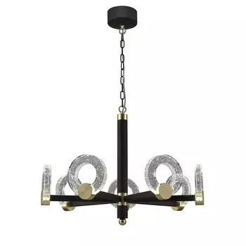 Подвесная люстра светодиодная хрустальная Simple Story 1086 1086-LED28PL кольцо