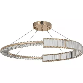 Подвесная люстра светодиодная хрустальная Arti Lampadari Carini Carini L 1.5.80.101 G
