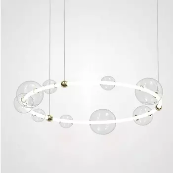 Подвесная люстра светодиодная Sessa Ring D107 ImperiumLoft Sessa-Ring01 (195006-23)