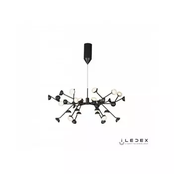 Подвесная люстра светодиодная X088301-100 BK iLedex Inefable