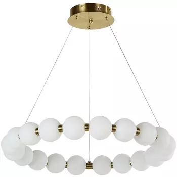 Подвесная люстра светодиодная из бусин Favourite Gubbare 4014-8P