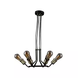 Подвесная люстра светодиодная Lajnate SF4013/6P-BK-AB (Seven Fires)