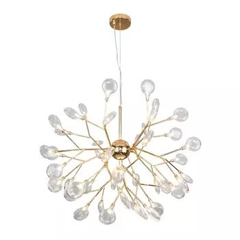 Подвесная люстра светодиодная Bogate's LAMELLA 565 золото лепестки