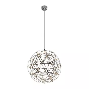 Подвесная люстра светодиодная 434/1 Bogate's Plesso хром в форме шара