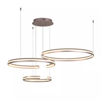 Подвесная люстра светодиодная с управлением смартфоном 90280/3 Eurosvet Smart Gap сатин-никель