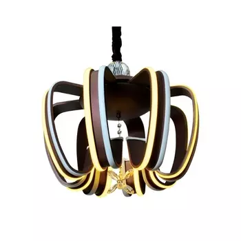 Подвесная люстра светодиодная с пультом, регулировкой яркости, цветовой температуры, ночным режимом и таймером Line FL114 (Ambrella)