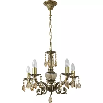 Подвесная люстра Abrasax Sylvia L.8110-5BR в виде свечи