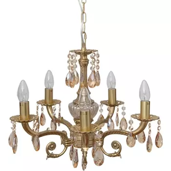 Подвесная люстра Abrasax Sylvia L.8110-5YB в виде свечи